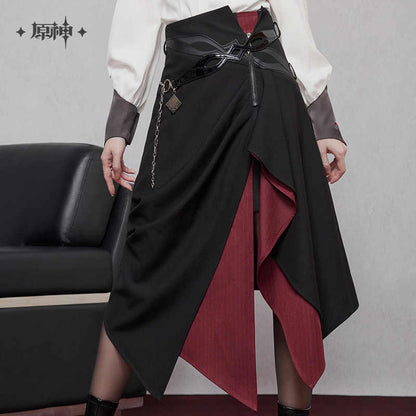 [Pre-Order/Limited] Arlecchino Theme Impression Series Asymmetrical Midi Skirt | Genshin Impact (May 2026)