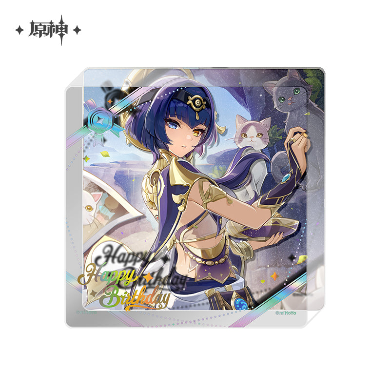 [Official Merchandise] Birthday Series Character Thick Acrylic Coasters 2025 | Genshin Impact
