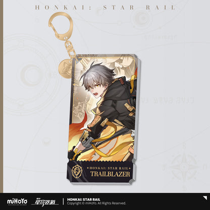 [Official Merchandise] Illustration Series Acrylic Keychains - Preservation Path | Honkai: Star Rail