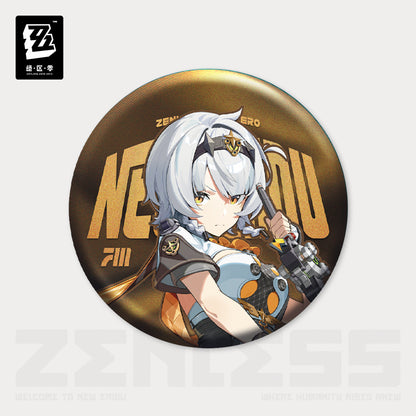 [Official Merchandise] Illustration Series Tinplate Badges Unknown Faction | Zenless Zone Zero