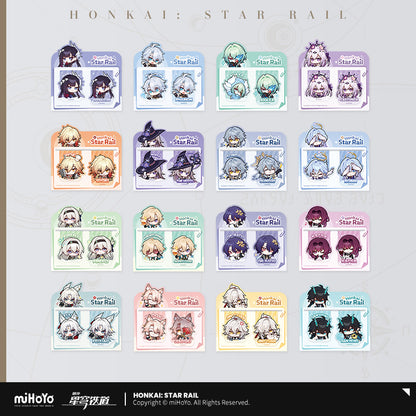 [Official Merchandise] Pom-Pom Exhibition Hall Series Soft Magnetic Bookmark Set | Honkai: Star Rail