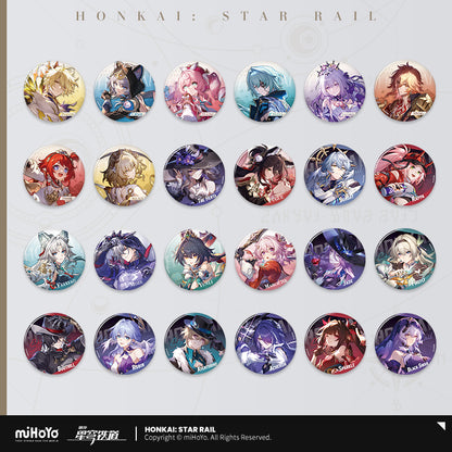 [Official Merchandise] Interstellar Journey Series Tinplate Badge Vol.2 | Honkai: Star Rail