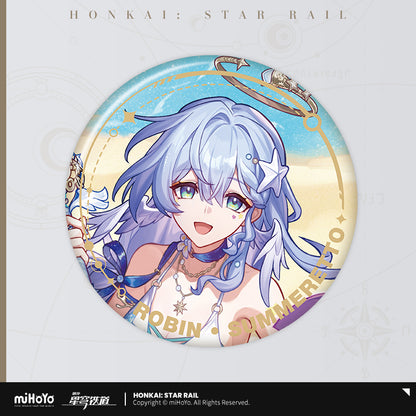 [Official Merchandise] Illustration Series Tinplate Badge - Remembrance Path | Honkai: Star Rail