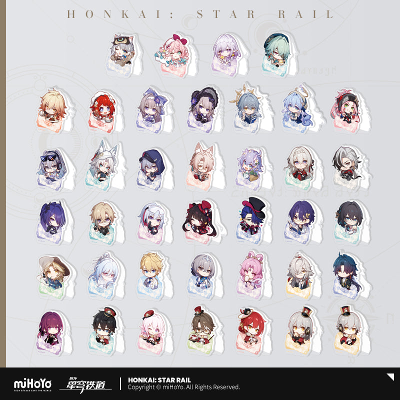 [Official Merchandise] Nameless Medal Series Acrylic Clip | Honkai: Star Rail
