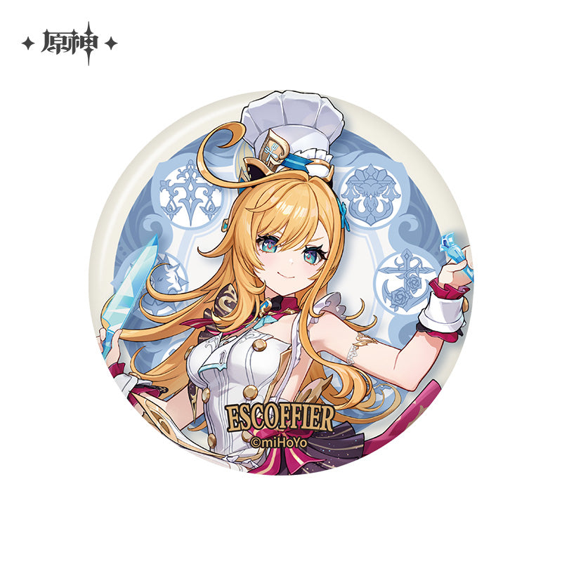 [Official Merchandise] Court of Fontaine Series Character Badges | Genshin Impact