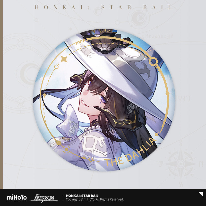 [Official Merchandise] Illustration Series Tinplate Badges - Nihility Path | Honkai: Star Rail