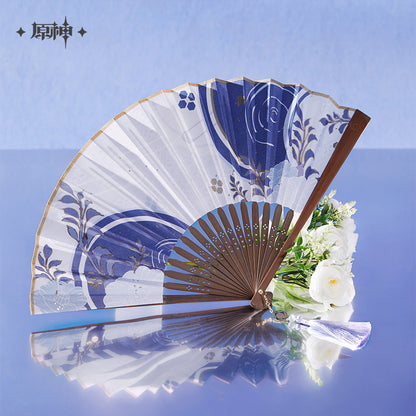 [Pre-Order] Kamisato Ayato Theme Impression Series Silk Folding Fan | Genshin Impact (Nov 2025)