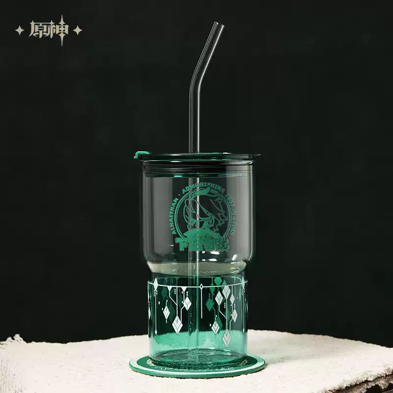 [Official Merchandise] Alhaitham Theme Impression Series Lidded Straw Cup Gift Box | Genshin Impact