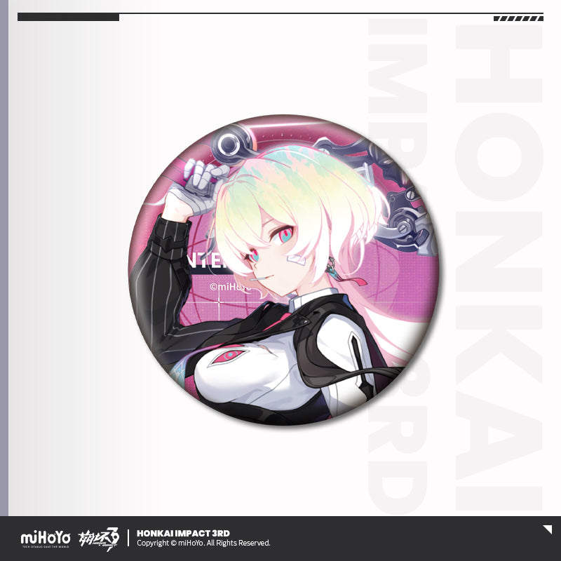 [Official Merchandise] Part 2 Character Illustration Series Tinplate Badge | Honkai Impact 3rd