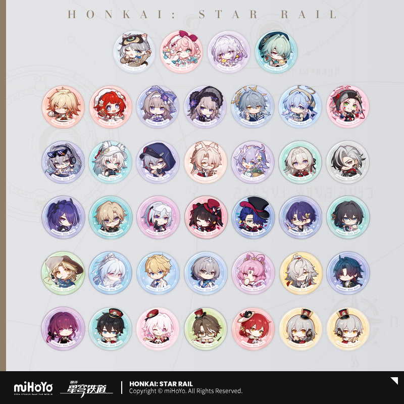 [Official Merchandise] Nameless Medal Series Tinplate Badge | Honkai: Star Rail
