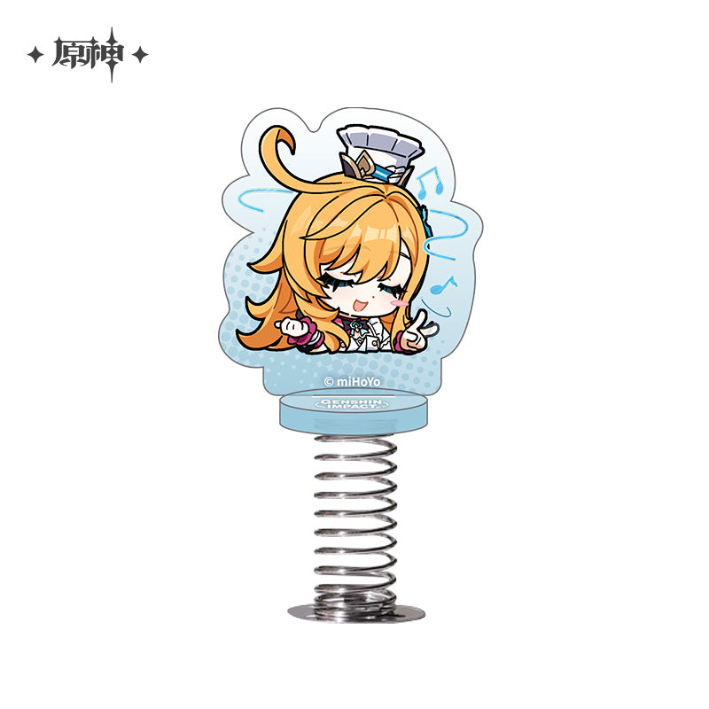 [Official Merchandise] Chibi Emoji Series Happy Shake Standee - Court of Fontaine | Genshin Impact
