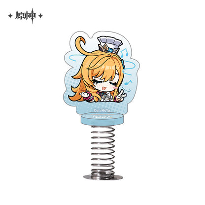 [Official Merchandise] Chibi Emoji Series Happy Shake Standee - Court of Fontaine | Genshin Impact