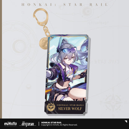 [Official Merchandise] Illustration Series Acrylic Keychains - Elation Path | Honkai: Star Rail