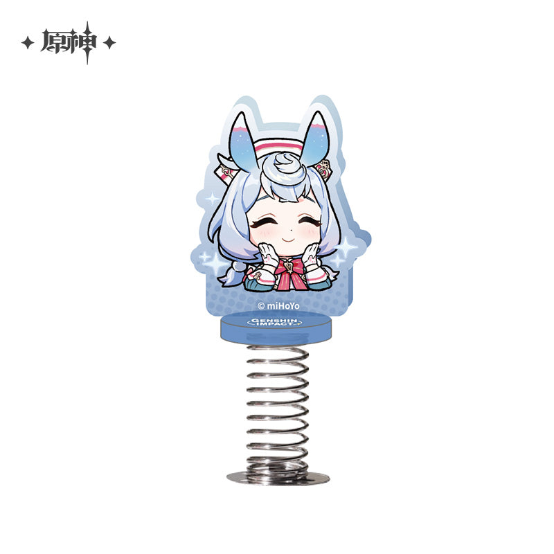 [Official Merchandise] Chibi Emoji Series Happy Shake Standee - Court of Fontaine | Genshin Impact