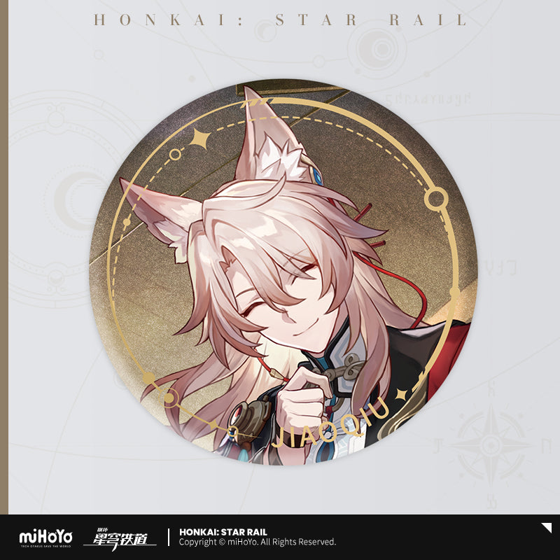 [Official Merchandise] Illustration Series Tinplate Badges - Nihility Path | Honkai: Star Rail