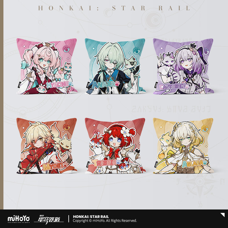 [Official Merchandise] Little Cat Series Square Pillow | Honkai: Star Rail