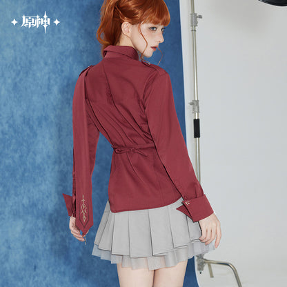 [Pre-Order/Limited] Tartaglia Theme Impression Series Ribbon Long Sleeve Shirt | Genshin Impact (Aug 2026)