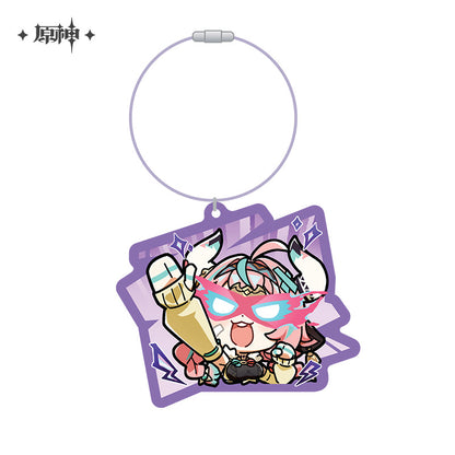 [Official Merchandise] Chibi Emoji Series Acrylic Charm - Natlan | Genshin Impact