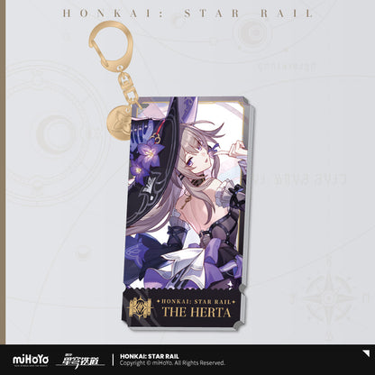 [Official Merchandise] Illustration Series Acrylic Keychains - Erudition Path | Honkai: Star Rail