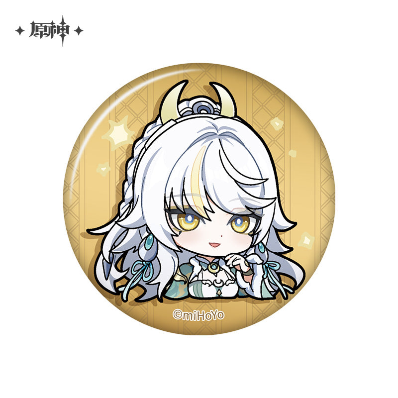 [Official Merchandise] Chibi Emoji Series Badge - Liyue Harbor | Genshin Impact
