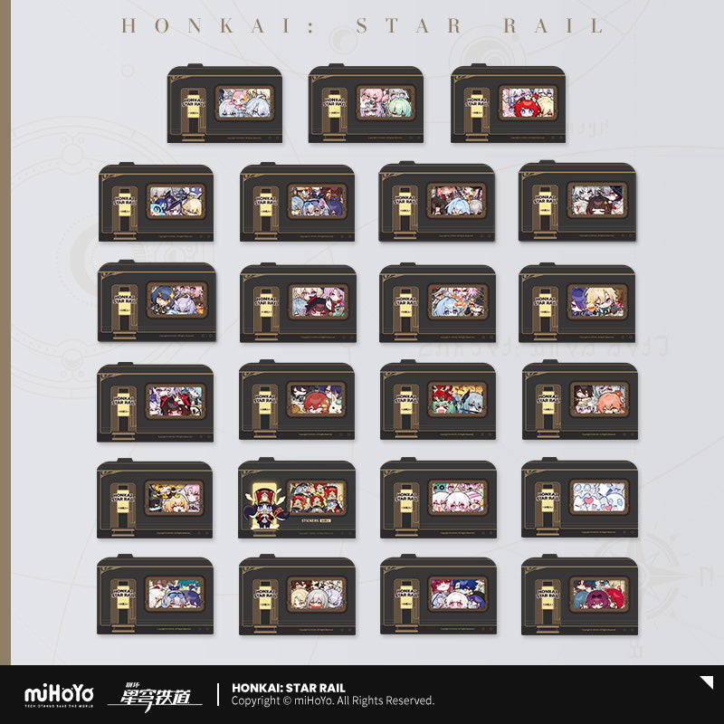[Official Merchandise] Pom-Pom Exhibition Hall Series: Chibi Sticker Pack | Honkai: Star Rail
