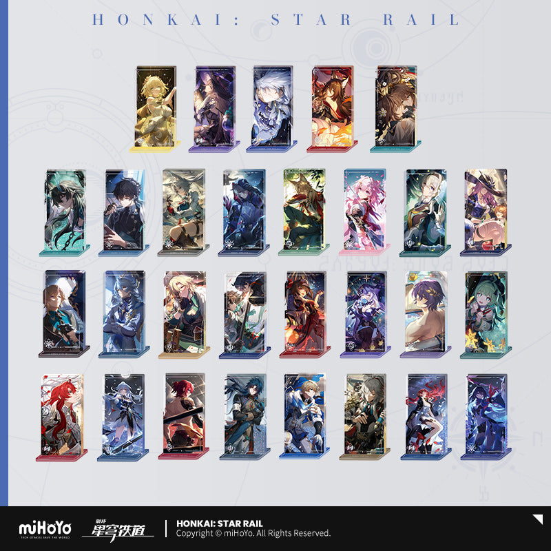 [Official Merchandise] Light Cone Series Liquid Glitter Acrylic Standees | Honkai: Star Rail