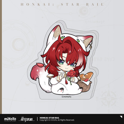[Official Merchandise] Boys’ Dormitory Series Chibi Acrylic Mini Standee | Honkai: Star Rail