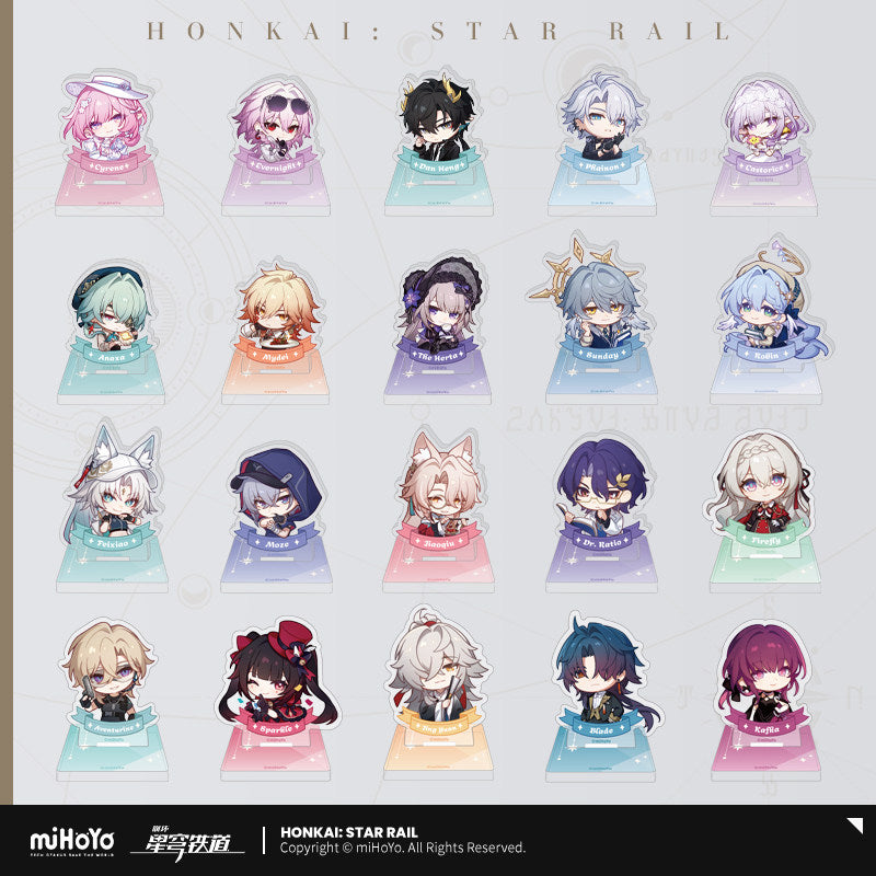 [Official Merchandise] Nameless Honor Series Acrylic Stamp Ornament | Honkai: Star Rail