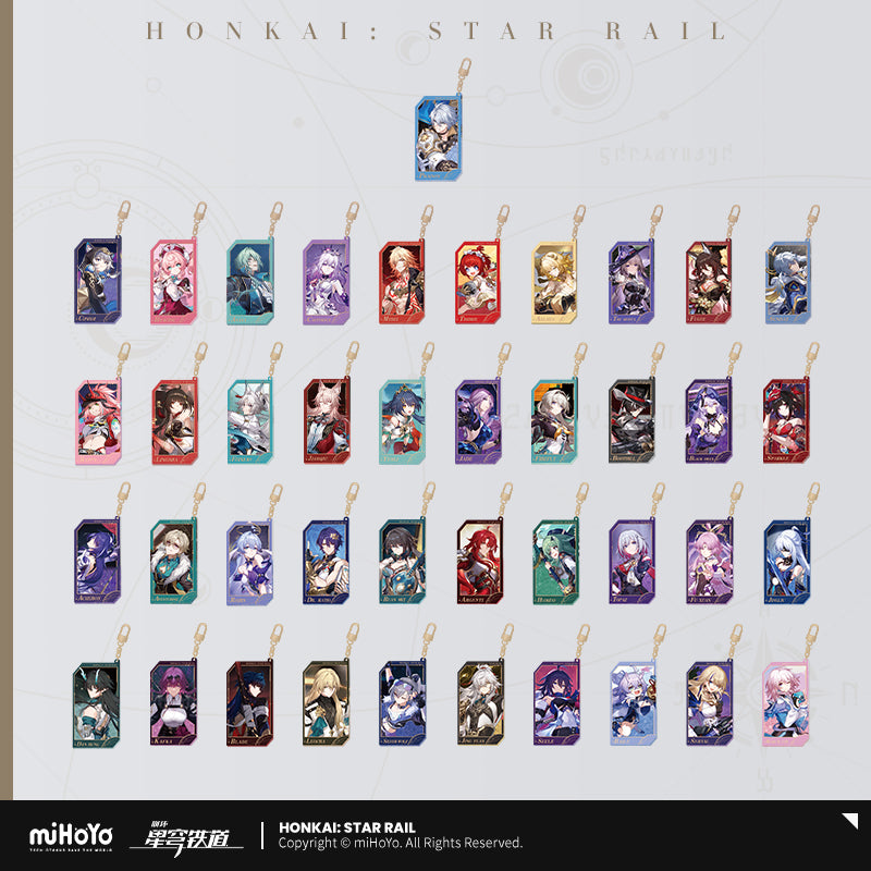 [Official Merchandise] All-Stars Invite Series Liquid Glitter Acrylic Charm | Honkai: Star Rail