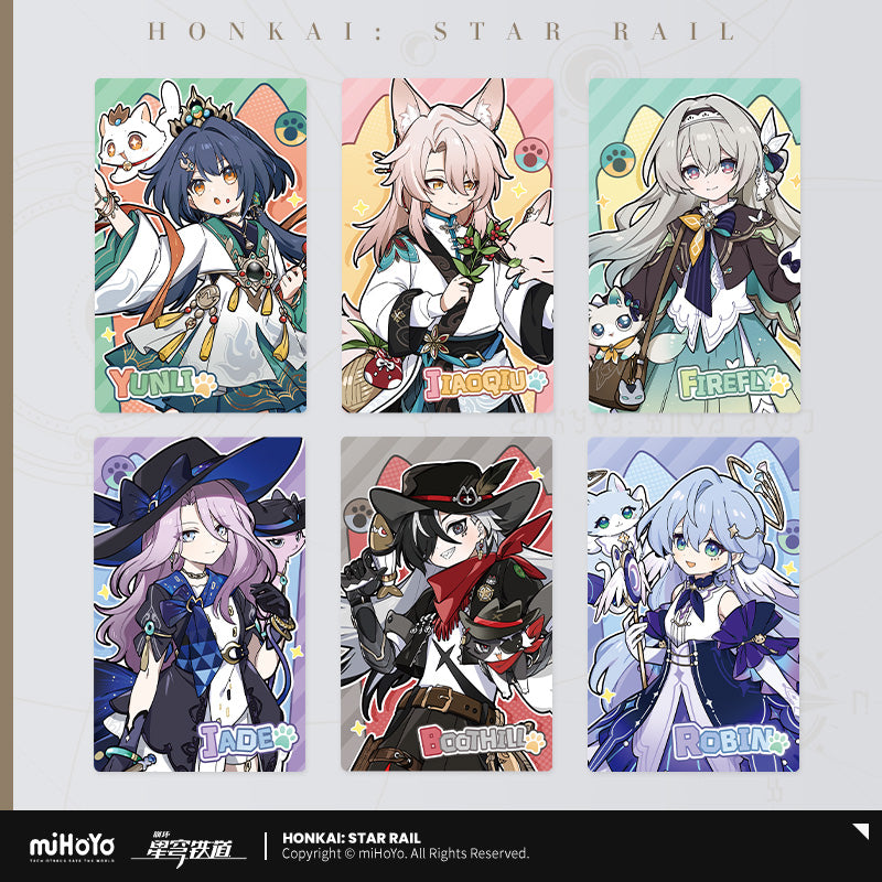 [Official Merchandise] Little Cat Series Holographic Collectible Ticket | Honkai: Star Rail