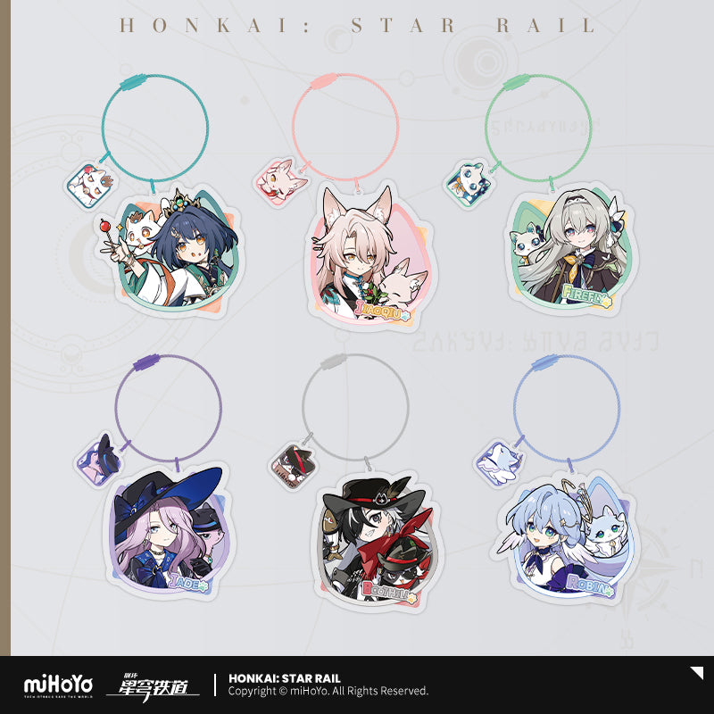 [Official Merchandise] Little Cat Series Acrylic Charm | Honkai: Star Rail