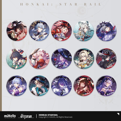 [Official Merchandise] Interstellar Journey Series Tinplate Badge Vol.2 | Honkai: Star Rail