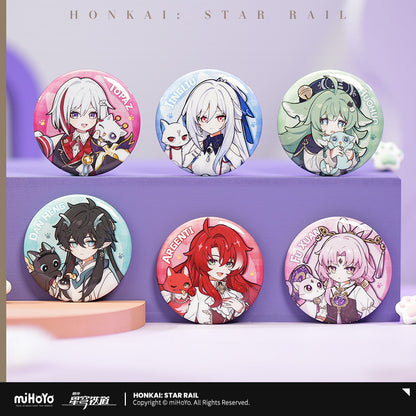 [Official Merchandise] Little Cat Series Tinplate Badges | Honkai: Star Rail