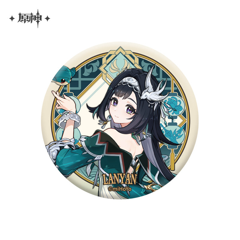 [Official Merchandise] Liyue Harbor Theme Series Character Badges | Genshin Impact