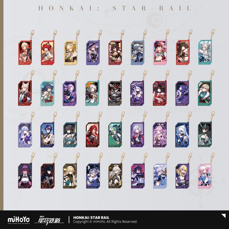 [Official Merchandise] All-Stars Invite Series Liquid Glitter Acrylic Charm | Honkai: Star Rail