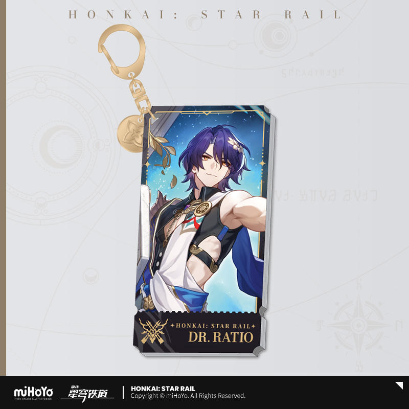 [Official Merchandise] Illustration Series Acrylic Keychains - The Hunt Path | Honkai: Star Rail