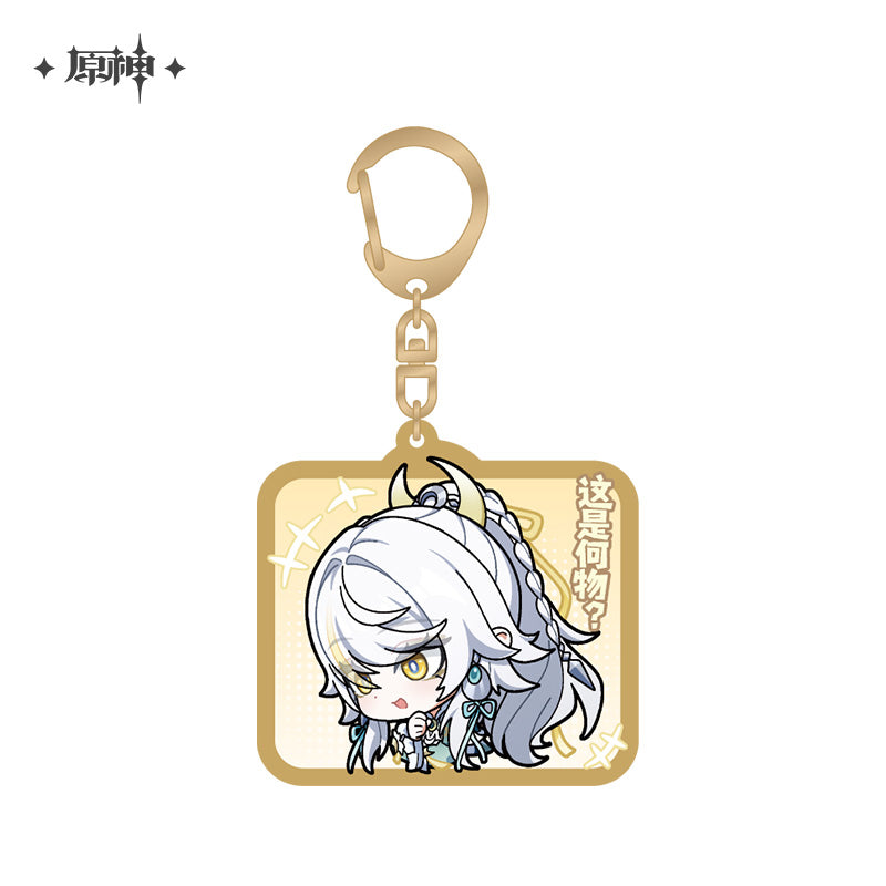 [Official Merchandise] Chibi Emoji Series Acrylic Charm - Liyue Harbor | Genshin Impact