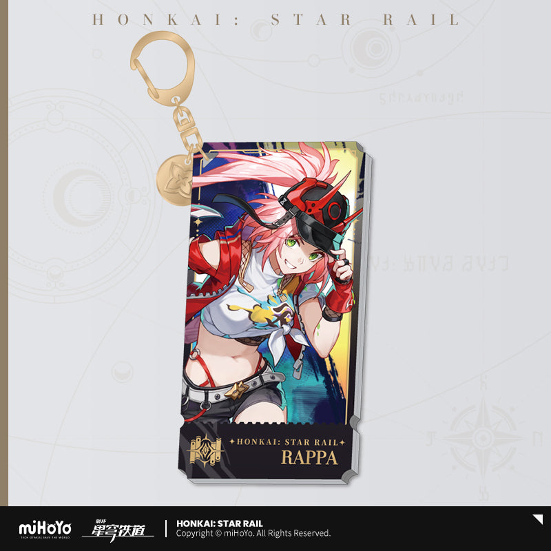 [Official Merchandise] Illustration Series Acrylic Keychains - Erudition Path | Honkai: Star Rail