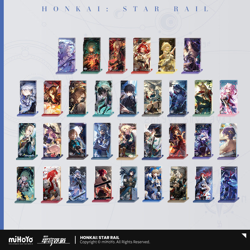[Official Merchandise] Light Cone Series Liquid Glitter Acrylic Standees | Honkai: Star Rail