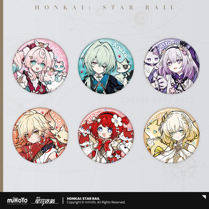 [Official Merchandise] Little Cat Series Tinplate Badges | Honkai: Star Rail