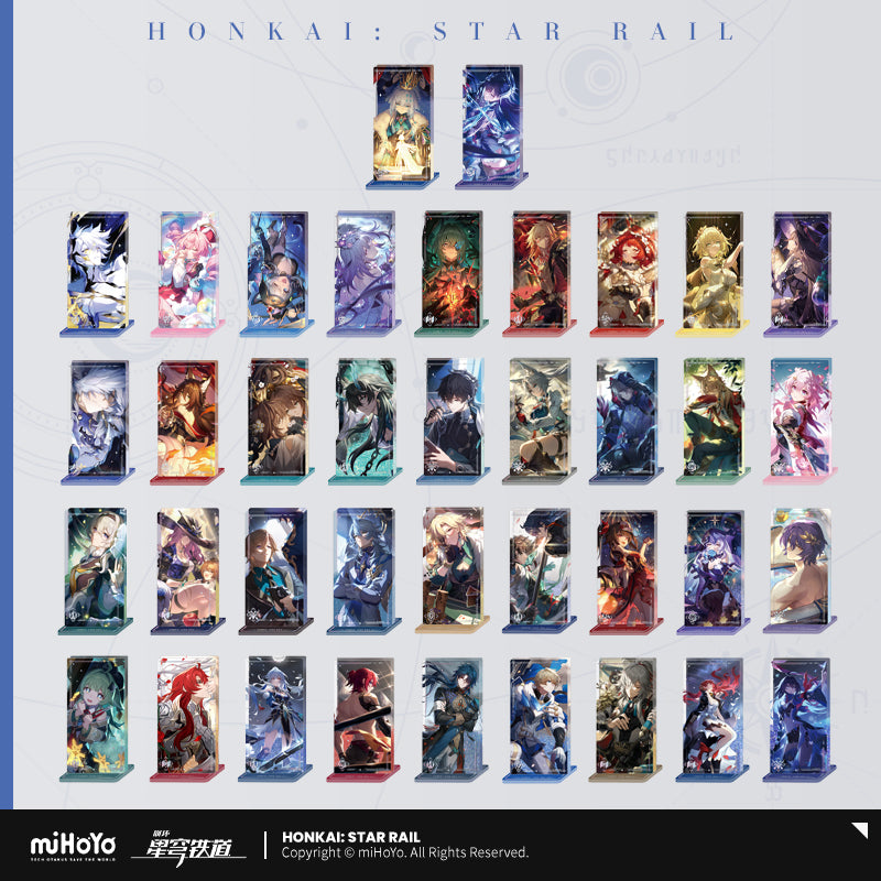 [Official Merchandise] Light Cone Series Liquid Glitter Acrylic Standees | Honkai: Star Rail