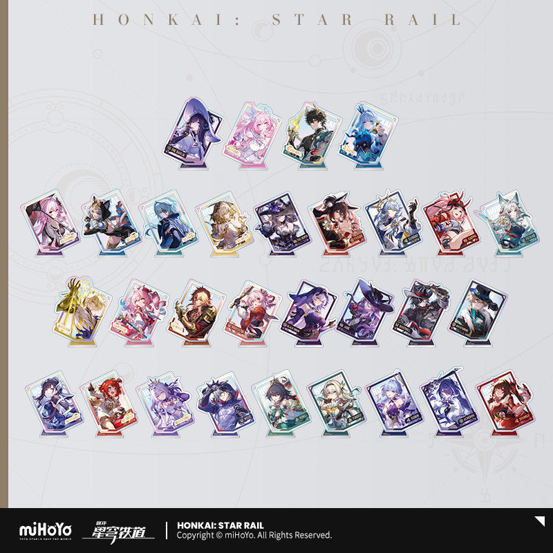 [Official Merchandise] Interstellar Journey Series Acrylic Hangable Standee | Honkai: Star Rail