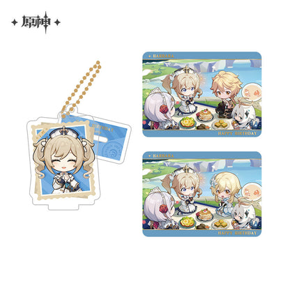 [Official Merchandise] Captured Memories Series: Character Standee Collectible Card Set | Genshin Impact