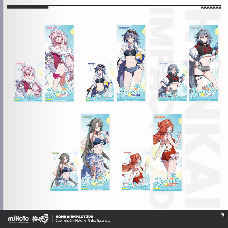 [Pre-Order] Summer Cruise Series Vol.6 Holographic Ticket & Transparent Card Set Blind Box | Honkai Impact 3rd (Within 200 Days)