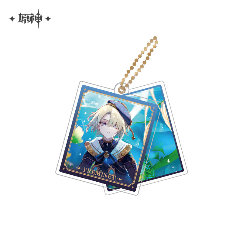 [Official Merchandise] Genshin Impact Theme Series Character Double-Sided Acrylic Keychains