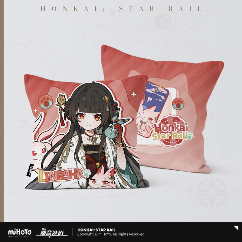 [Official Merchandise] Little Cat Series Square Pillow | Honkai: Star Rail