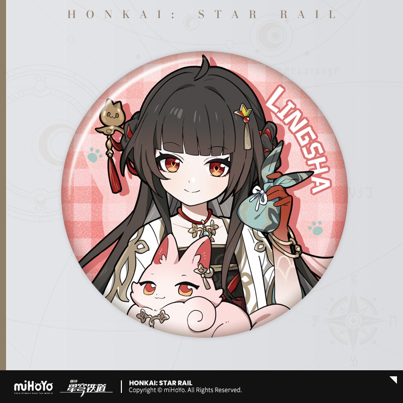 [Official Merchandise] Little Cat Series Tinplate Badges | Honkai: Star Rail