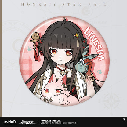 [Official Merchandise] Little Cat Series Tinplate Badges | Honkai: Star Rail