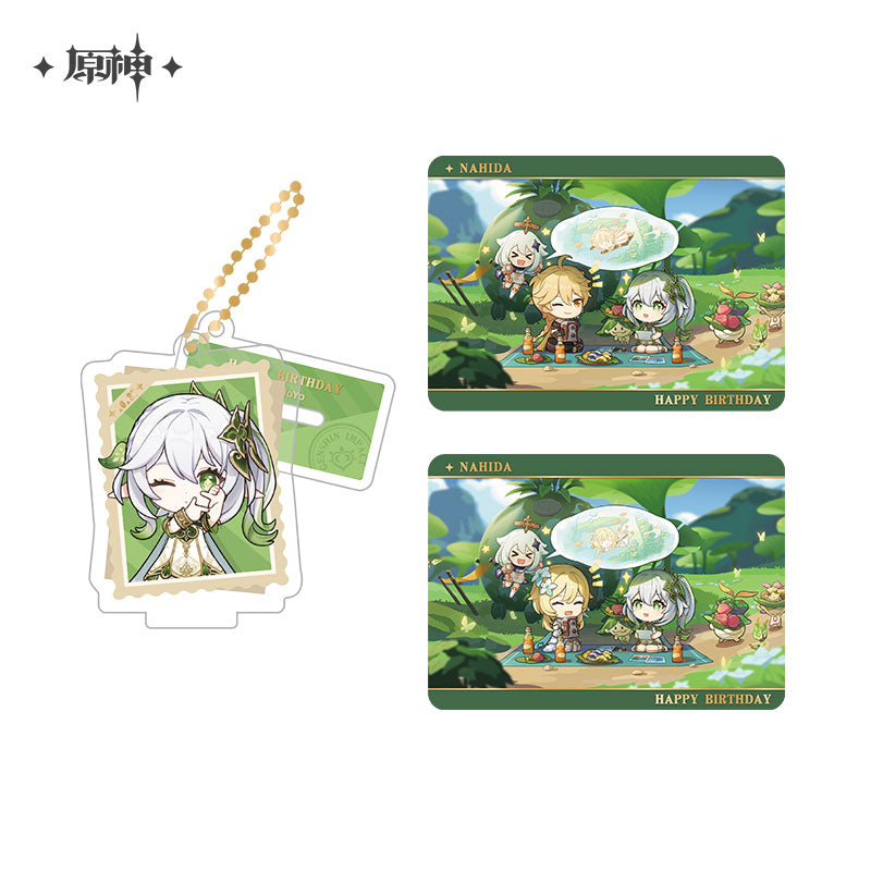 [Official Merchandise] Captured Memories Series: Character Standee Collectible Card Set | Genshin Impact