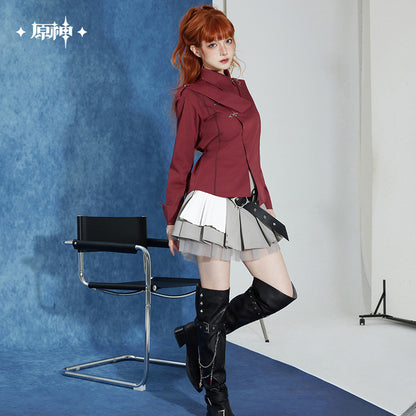 [Pre-Order/Limited] Tartaglia Theme Impression Series Ribbon Long Sleeve Shirt | Genshin Impact (Aug 2026)